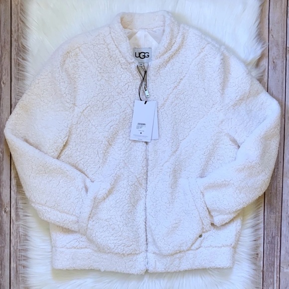 UGG Jackets & Blazers - UGG Cream Annalise Teddy Jacket